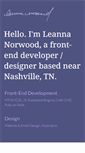 Mobile Screenshot of leannanorwood.com